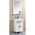 PVC White Painted Bathroom Cabinet Furniture (P-020)